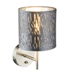KINKIET czarno-srebrny TAROK GLOBO 15265W