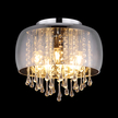  Lampa Plafon Szklany KALLA 15809D kryształki (2)