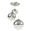  Lampa wisząca Globo Varus 15851-3 lampa sufitowa zwis chrom