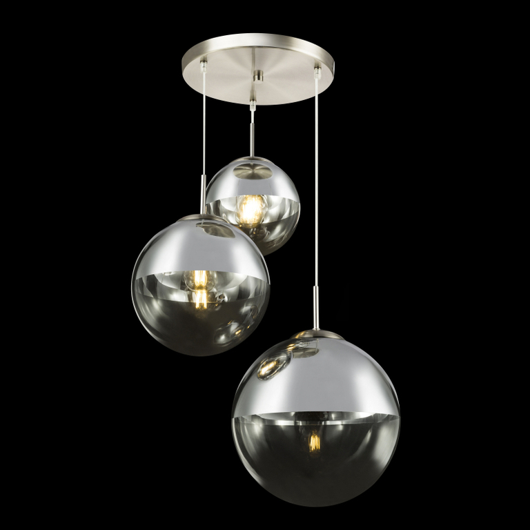  Lampa wisząca Globo Varus 15851-3 lampa sufitowa zwis chrom (3)