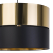 Lampa wisząca  Hilton E27 60W czarno-złota (2)