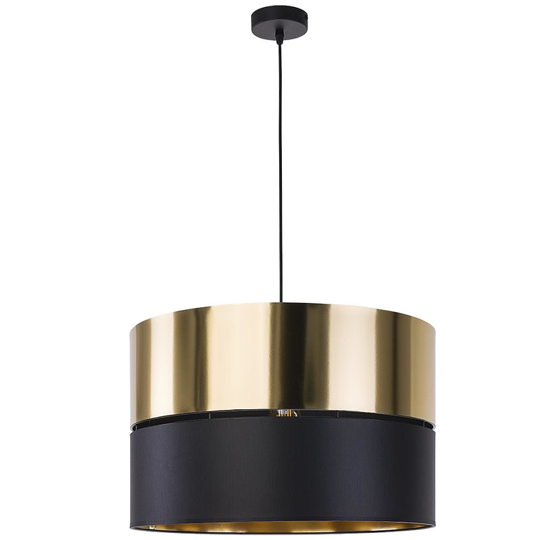 Lampa wisząca  Hilton E27 60W czarno-złota