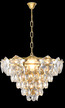 Lampa Żyrandol Nowoczesny SELENA GOLD 6xE14