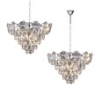 Lampa Żyrandol Nowoczesny SELENA CHROME 6xE14