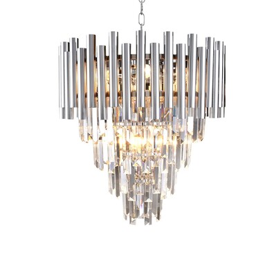 Lampa Żyrandol Nowoczesny MADISON CHROME 9xE14