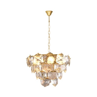 Lampa Żyrandol Nowoczesny DIANA GOLD 6xE14