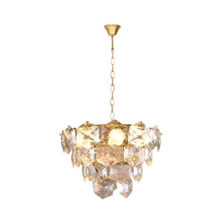 Lampa Żyrandol Nowoczesny DIANA GOLD 6xE14