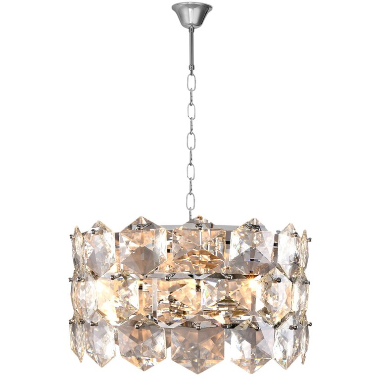 Lampa Żyrandol Nowoczesny AUSTIN CHROME 6xE14 (1)