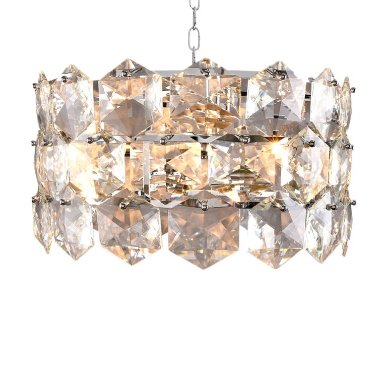 Lampa Żyrandol Nowoczesny AUSTIN CHROME 6xE14 (4)