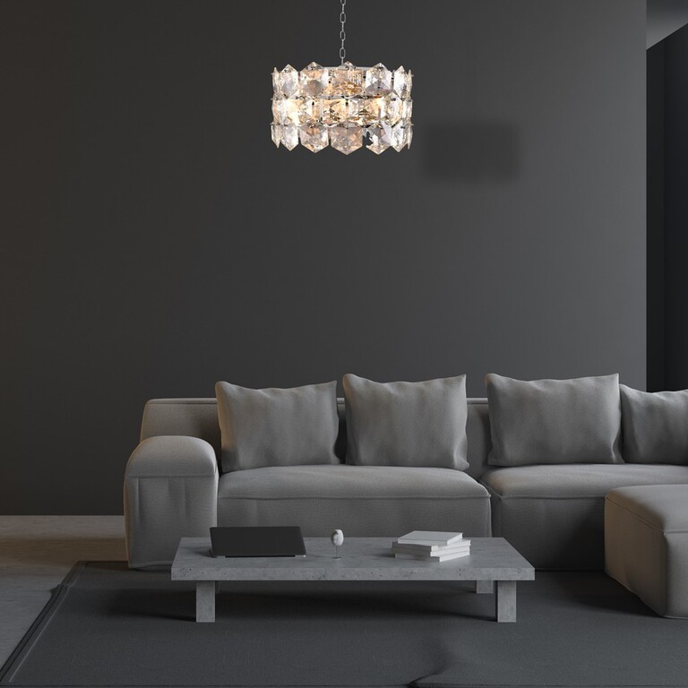 Lampa Żyrandol Nowoczesny AUSTIN CHROME 6xE14 (7)