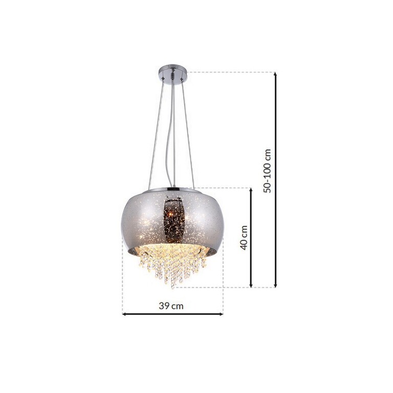Lampa Żyrandol WISZĄCA STARLIGHT 3xE14 (4)