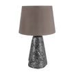 Lampka Nocna stołowa MAGDA E27 SILVER / GREY 39cm