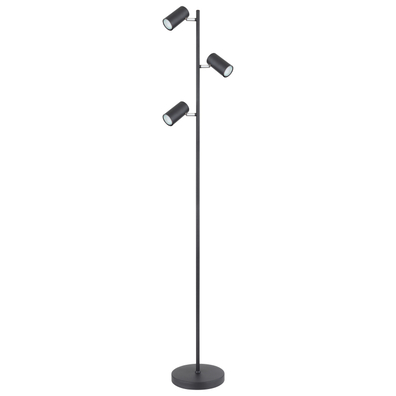 LAMPA PODŁOGOWA ROBBY metal czarna