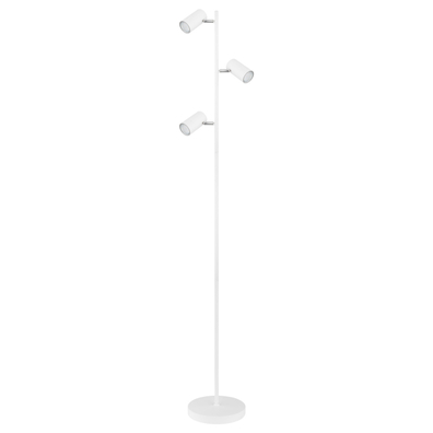 LAMPA PODŁOGOWA ROBBY metal biała