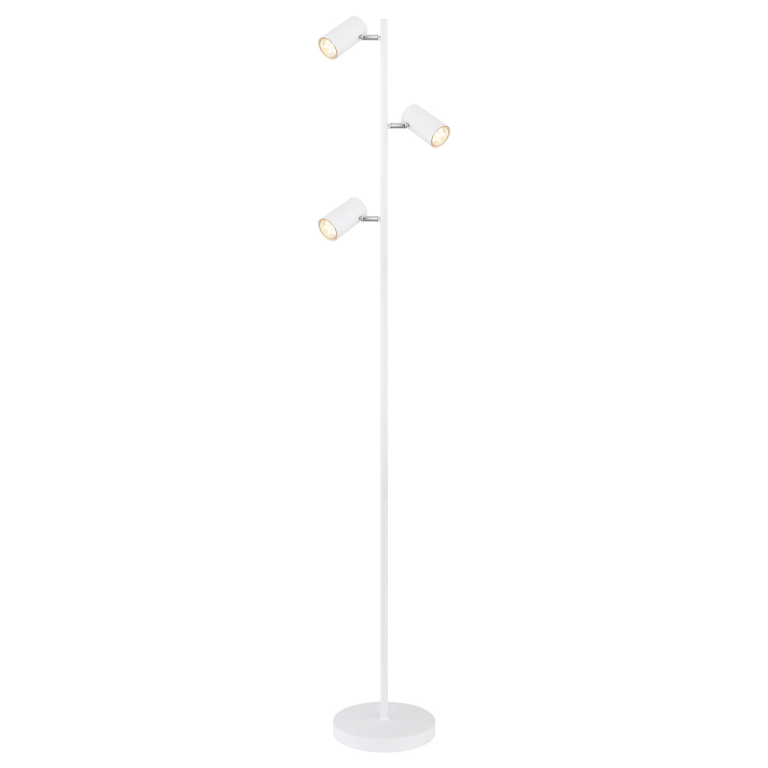 LAMPA PODŁOGOWA ROBBY metal biała (3)