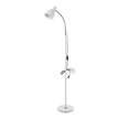 Lampa podłogowa biała 155cm elastyczne ramie