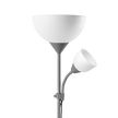 Lampa podłogowa 175cm 2 klosze szara regulowana (3)