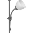 Lampa podłogowa 175cm 2 klosze szara regulowana (4)