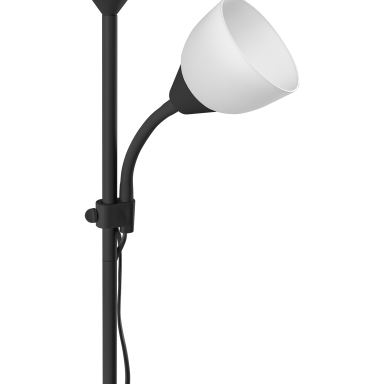 Lampa stojąca podłogowa Orno Urlar 175 cm 25W E27 czarna (4)