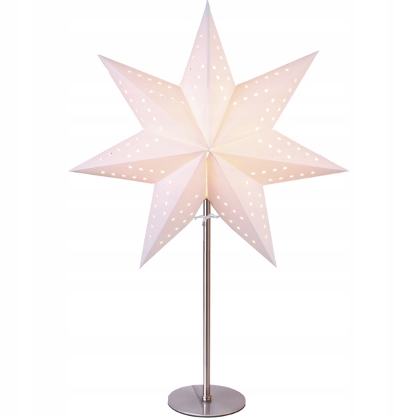 Gwiazda stojąca biała BOBO 233-50 51cm