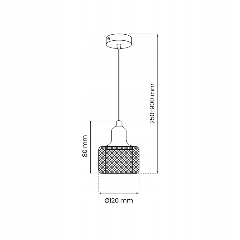 Lampa wisząca zwis pojedyncza złota klosz LUMI G9 (6)