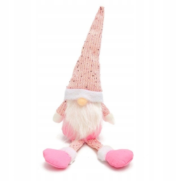 Mikołaj skrzat krasnal świąteczny Boże Narodzenie 46,5 Cm Z Pluszu KSN28R (2)