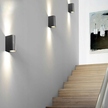 LAMPA KINKIET ZEWNĘTRZNY BOSTON 2xGU10 elewacyjny ciemny szary (5)