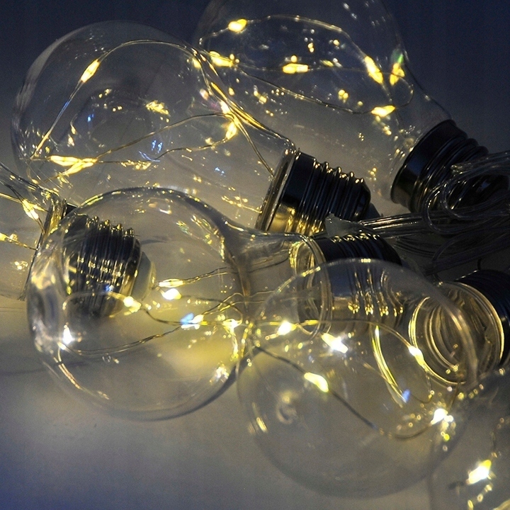 Girlanda LED SMOLDER na baterie 2,1m żarówki (12)