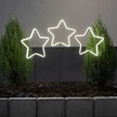 Dekoracja ogrodowa 3 gwiazdki Led NEONSTAR 857-07 (2)