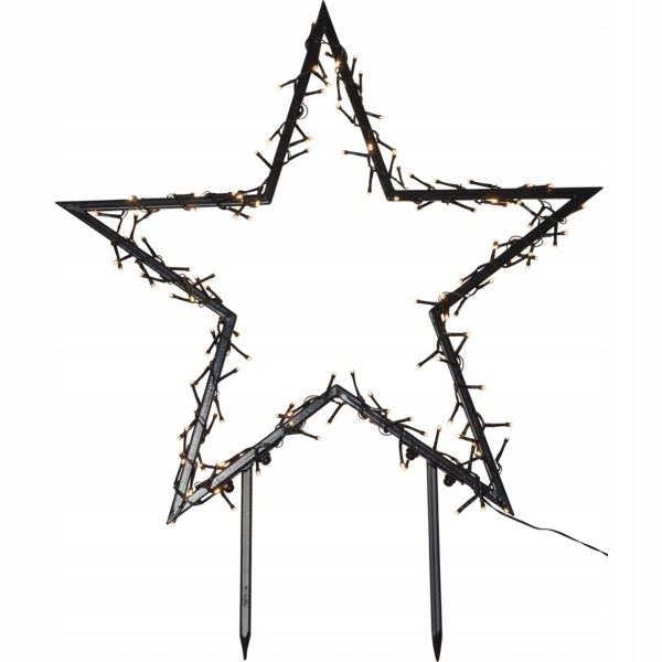 Dekoracja ogrodowa gwiazda Led SPIKY 73 cm 475-12 (3)