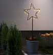 Dekoracja ogrodowa gwiazda Led SPIKY 92 cm na baterie 857-04