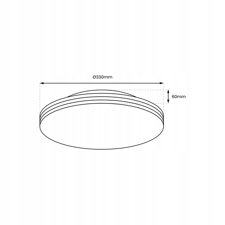 Plafon LED BEVER 16W LED Ø330 mm 4000K okrągły (4)