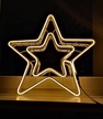 GWIAZDA NEON LED ŚWIECĄCA OZDOBA CIEPŁA 57cm BOŻE NARODZENIE (3)