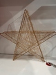 Ozdoba metalowa gwiazda świecąca na baterie złota 38cm BOŻE NARODZENIE (6)