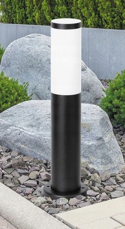 Słupek oświetleniowy okrągły Manila E27 45 cm czarny (3)
