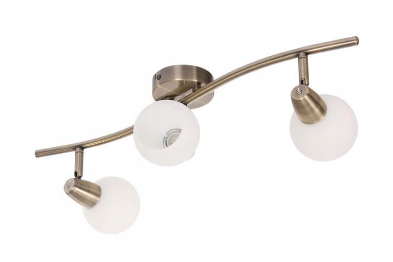 Lampa sufitowa DAVID-3 antyczny mosiądz 3xE14 (2)