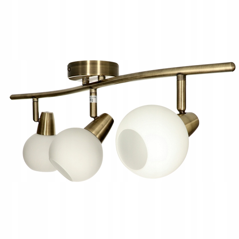 Lampa sufitowa DAVID-3 antyczny mosiądz 3xE14 (1)