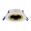 Oczko halogen Pluto biało-złota do LED