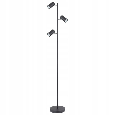 LAMPA PODŁOGOWA ROBBY metal czarna