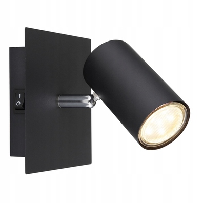 Kinkiet ścienny Globo ROBBY czarny 1xGU10 25W