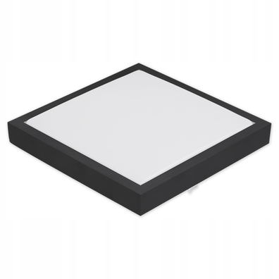 Plafon Led Solen 24W kwadrat 4000K czarny