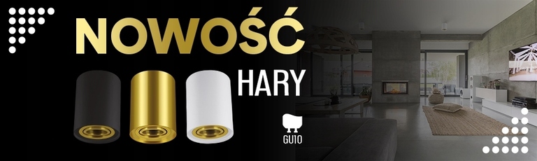 Tuba Spot okrągły HARY biało-złoty (2)