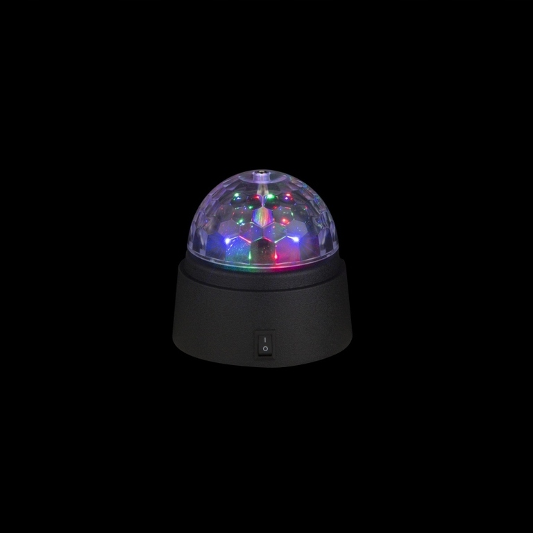 Lampa stołowa KULA DISCO Globo czarny, wielokolorowy 0,06 W (2)