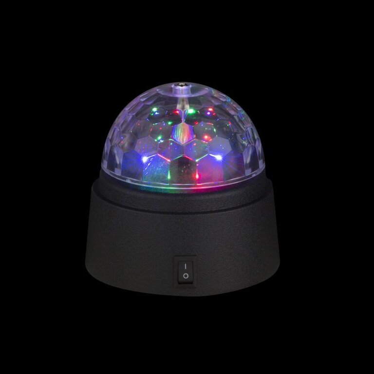 Lampa stołowa KULA DISCO Globo czarny, wielokolorowy 0,06 W (3)