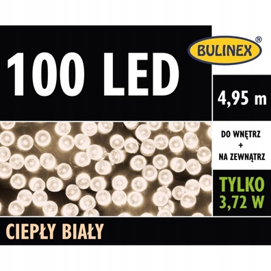 Lampki choinkowe Bulinex 100l 13-118 b.ciepły