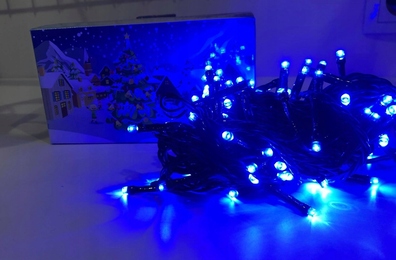 LAMPKI choinkowe LED NIEBIESKIE LINEAR 100L