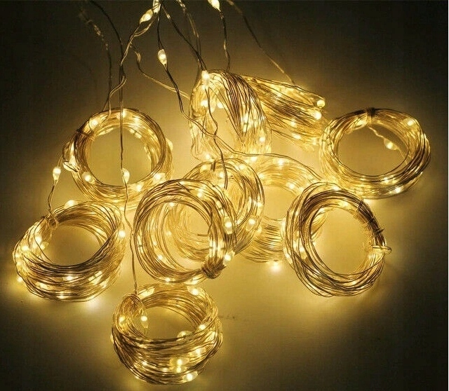 KURTYNA ŚWIETLNA LAMPKI 300LED 3x3m PILOT GIRLANDA (2)