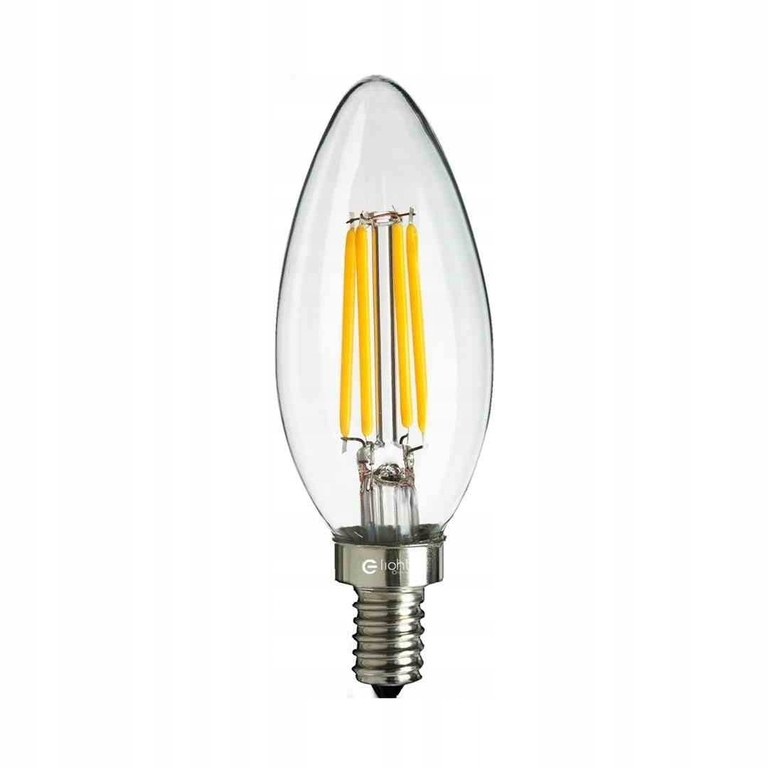 Żarówka Filamentowa LED 5W Świeczka E14 4000K