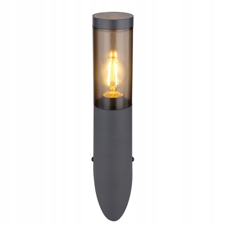 Lampa ogrodowa ścienna kinkiet BOSTON odymiony 3157SA boczna (2)