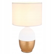 Lampa stołowa VALENTINO biało-złota 43cm (3)